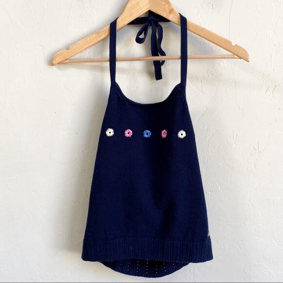 Tommy Hilfiger Y2K Floral Halter Top - Picture 1 of 5